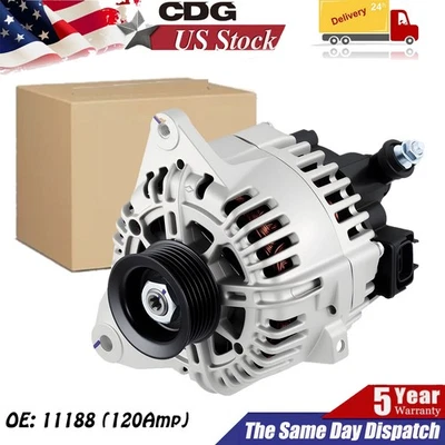 Alternator 11188N for KIA Sportage 2.7L 2005-2010 Magentis & Optima 2005-2006 Foto 1 de 4