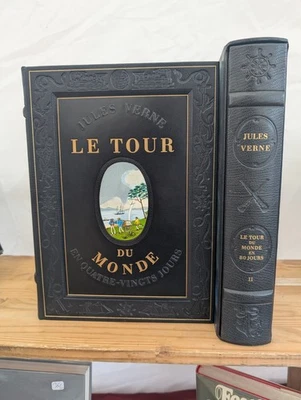 J. VERNE: Le tour du monde en 80 jours - Henry Lemarié - Ed du Cadran (1989) TBE - Photo 1/4