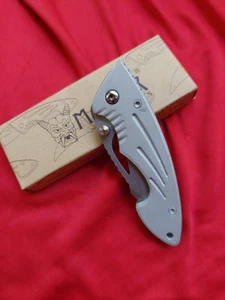 "Master Cutlery" Liner Lock Pocket Folder, All Steel w/ Pocket Clip. - Picture 1 of 4