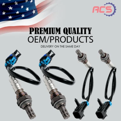 Sensor de oxígeno O2 aguas arriba y aguas abajo 4 piezas OEM para Chevy GMC 234-4018 234-4285 Foto 1 de 4