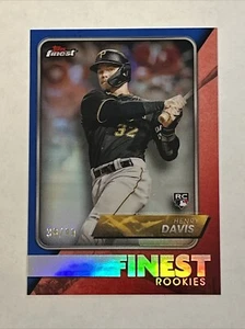2024 Topps Finest Rookies Design Variation Blue #FRD-4 Henry Davis /99 Pirates - Picture 1 of 5