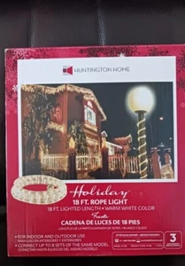 Huntington Home Holiday 18 ft (5.4M) Rope Light For Indoor and Outdoor Use - Picture 1 of 8