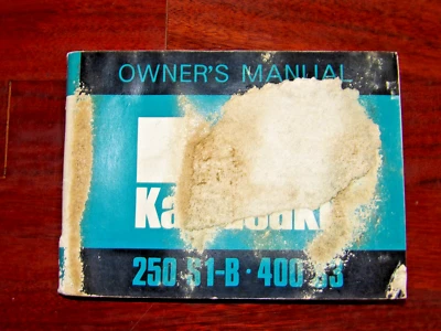 Kawasaki 250 S1-B 400 S3 Owner's Manual - Image 1 of 4