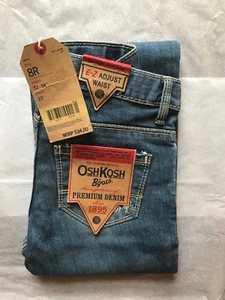 - Osh Kosh Girl's Skinny Light & Dark Blue Wash Jeans - Picture 1 of 8