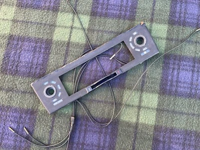 Jaguar XJS V12 HVAC Climate Control Face Plate Series 2 - Image 1 of 4