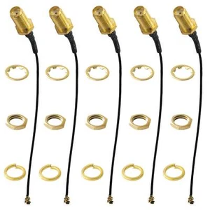 Cable coaxial IPEX a SMA Pigtail, conector SMA a UFL/u.FL/IPX/IPEX, RF anuncio coaxial - Imagen 1 de 7