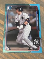 2015 Bowman Chrome Aaron Judge Sky Blue Refractor #150 NY Yankees SHIPS FREE!