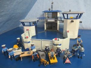 6872 Polizei Station Gefängnis Erweiter. Figuren Motorrad Segway Playmobil 7435 - Bild 1 von 8
