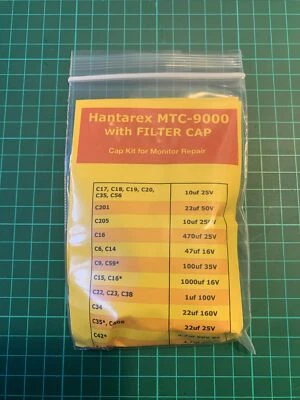 JAPAN ARCADE Cap Kit Révision Écran Sidam Hantarex MTC-9000 Avec Filtre Cap Kit Nichicon
