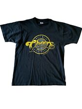 Vintage Cheers Anchorage Alaska L Black Single Stitch Made In USA Tshirt 92 FOTL