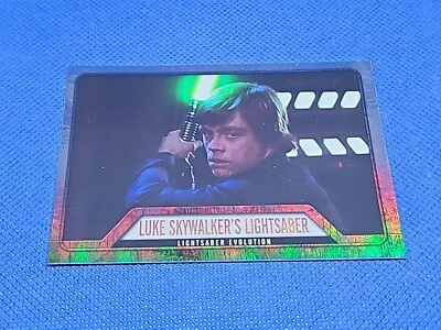 Luke Skywalker's Lightsaber 2016 Topps Star Wars Evolution Insert No. EL-1 - Image 1 of 4
