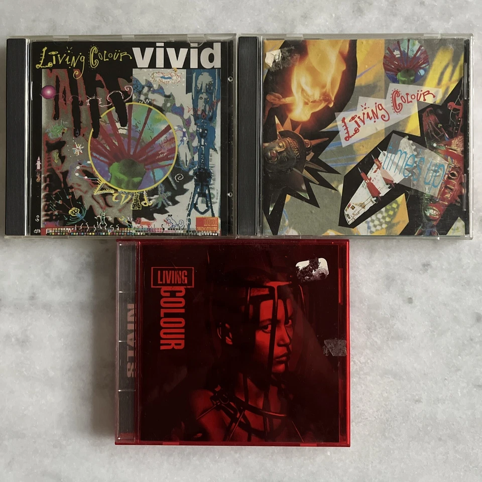 Living Colour CD Lot Of 3, 1988-1993, Cult Of Personality, Rock, OOP Foto 1 de 4