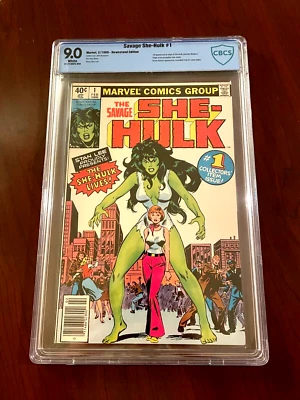 Savage She-Hulk #1 CBCS 9.0 (Marvel Comics 1980) Stan Lee VF/NM Like CGC - Image 1 of 4