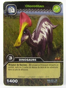 Carte Dinosaur King TCG DKAA 033/100 Olorotitan Alpha Dinosaurs Attack Fr - Bild 1 von 2