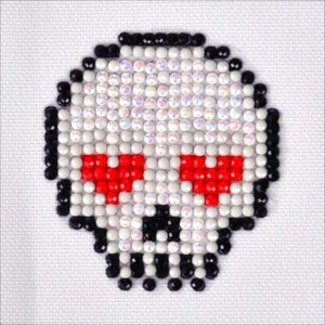 Hágalo usted mismo Diamond Dotz Sugar Skull niños principiante kit de inicio 3" - Imagen 1 de 2