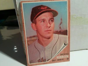 1962 Topps Brooks Robinson# 45 Baltimore Orioles Baseball Card - Picture 1 of 5