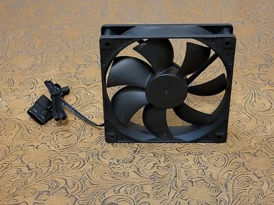 Rosewill Black Case Fan 120mm x 25mm 12V 3-Pin or Molex DF1202512SELN ㈰ - Image 1 of 3