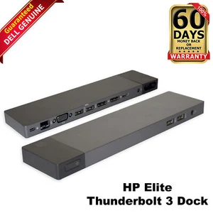 HP Elite ZBook 90W Black Thunderbolt 3 Docking Station 1DT93AA#ABA HSTNN-CX01 - Picture 1 of 8
