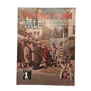 November 12, 1960 Princeton vs. Yale College Football Sport Program Good - Picture 1 of 5