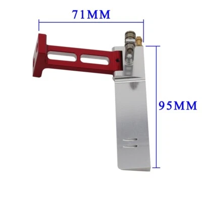 UDI903 Timón con Entrada de Agua Aluminio Rojo para Barco Eléctrico RC Modelo Barco Parte Foto 1 de 4