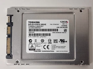 2.5" TOSHIBA THNSNJ128GCST 128GB SSD DRIVE 2.5" SSD DISK - Picture 1 of 1
