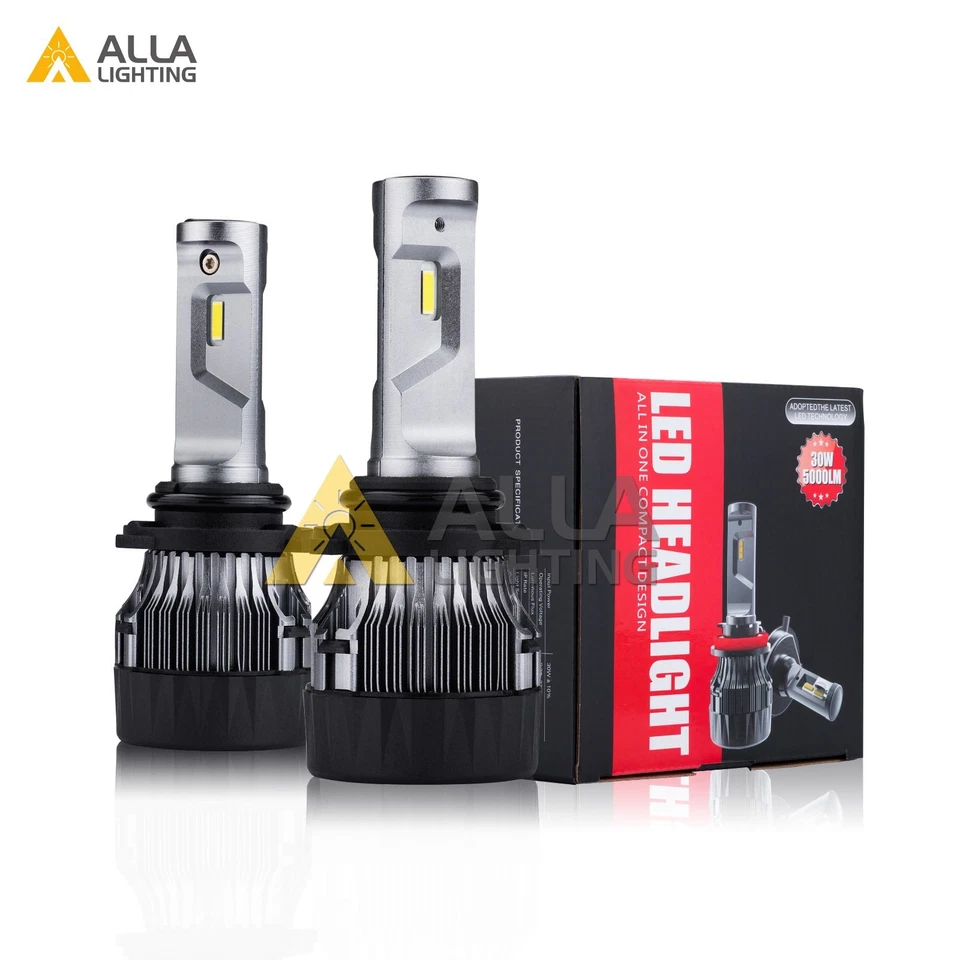 Alla Lighting 10000lm 9006 LED Headlight Low Beam Fog Driving Light Bulbs Lamps - Image 1 of 4