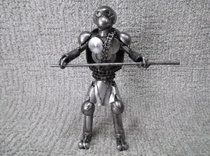 Recycled Scrap Metal Art Sculpture Ninja Turtle Boy TMNT Likeness Donatello 9" - Picture 1 of 7