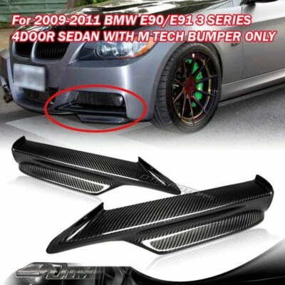 Parachoques delantero de carbono real para BMW E90/E91 335i/328i 09-11 Foto 1 de 4