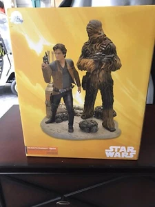 Disney Store Hans Solo And Chewbacca Figurine - Picture 1 of 6