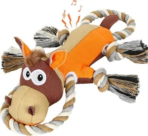 Dog Toys for Aggressive Chewers,Tough Indestructible Dog Toys,Squeaky Dog Toy... - Picture 1 of 7