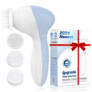 Facial Brush Device Waterproof Deep Cleaning Skin Care Wash Spinning System - Picture 1 of 6