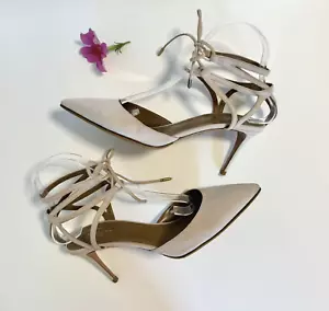 Aquazzura Designer Italian Pink Suede Heels - Elegant Pumps Shoes - Size EU 41" - Picture 1 of 18