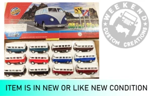 VINTAGE DIECAST METAL VW MICRO BUS / MINI VAN KEYCHAINS COLLECTIBLES NEW NIB/MIB - Picture 1 of 27