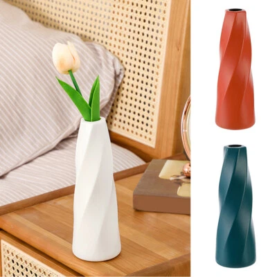 1 X Nordische Vase Aus Unzerbrechlichem Kunststoff Für Blumen Heimdekoration  ↴ - Bild 1 von 4