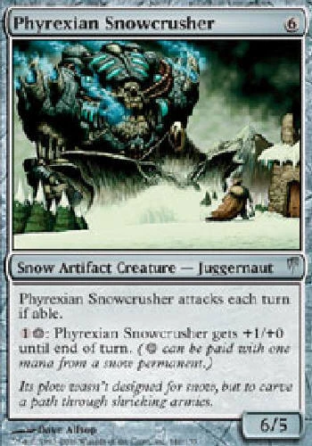 PHYREXIAN SNOWCRUSHER FOIL Coldsnap MTG Magic the Gathering Cards DJMagic - Image 1 of 1
