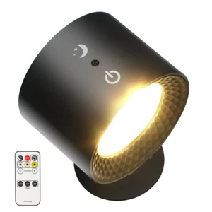 LED Wall Mounted Reading Light Sconce Stairs Mounted Lamp Battery Rechargeable - Picture 1 of 14
