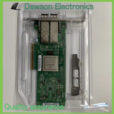 HP AJ764A QLE2562-HP 489191-001 584777-001 8GB DUAL PORT PCI-e FC HOST BUS HBA  - Image 1 of 4