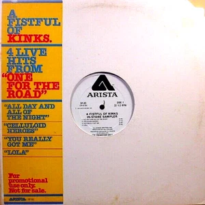 KINKS - A Fistful Of Kinks In-Store Sampler - '80 Arista EX/NM one-sided WLPromo - Picture 1 of 5