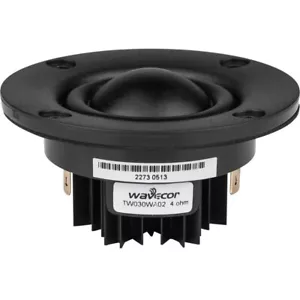 Wavecor 1" Silk Dome Tweeter with Heat Sink TW030WA02 4 Ohm - Picture 1 of 5