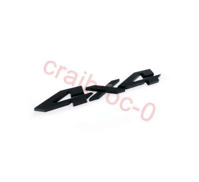 New Black 4x4 Rear Tailgate Nameplate Emblem For 2019 2020 Ram OEM - Image 1 of 4