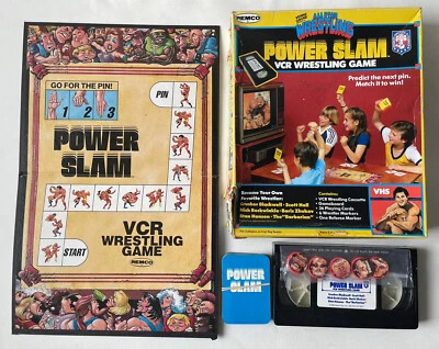 De colección Remco AWA Verne Gagne All Star Power Slam VCR VHS Juego de Lucha 1986 *Leer* Foto 1 de 4