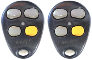 2x PAIR VIPER KEYLESS REMOTE START FOB ALARM TRANSMITTER ORANGE EZSDEI476 476V - Picture 1 of 8