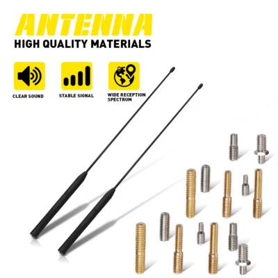 2X Antena Universal Moto Para Harley Davidson Touring Road Electra Glide O Foto 1 de 4