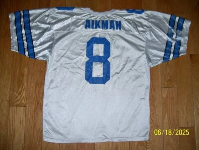 Camiseta de colección de los Dallas Cowboys Troy Aikman NFL talla pequeña de Wilson Foto 1 de 2