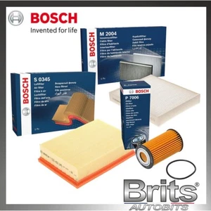 FITS VAUXHALL MOKKA 1.4 MK2 - GEUNINE BOSCH OIL AIR CABIN FILTERS SERVICE KIT - Picture 1 of 7