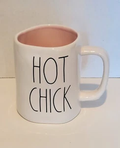 Rae Dunn- Hot Chick Coffee/Tea Mug- Pink Inside by Magenta- New!!! - Picture 1 of 3
