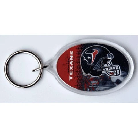 HOUSTON TEXANS WINCRAFT ACRYLIC KEY RING BRAND NEW FREE SHIPPING Cover