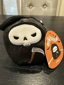 Squishmallow 4.5” OTTO Sparkly Grim Reaper 4-5” Halloween Squad 2025 Metallic - Picture 1 of 7