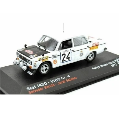 Seat 1430 1800 Gr.4 Servia RALLY MONTECARLO 1977 1:43 IXO Altaya - Immagine 1 di 2