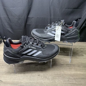 Adidas Terrex Swift R3 GTX Gore Tex scarpe da trekking uomo nero grigio taglia 10 HR1310 - Foto 1 di 22